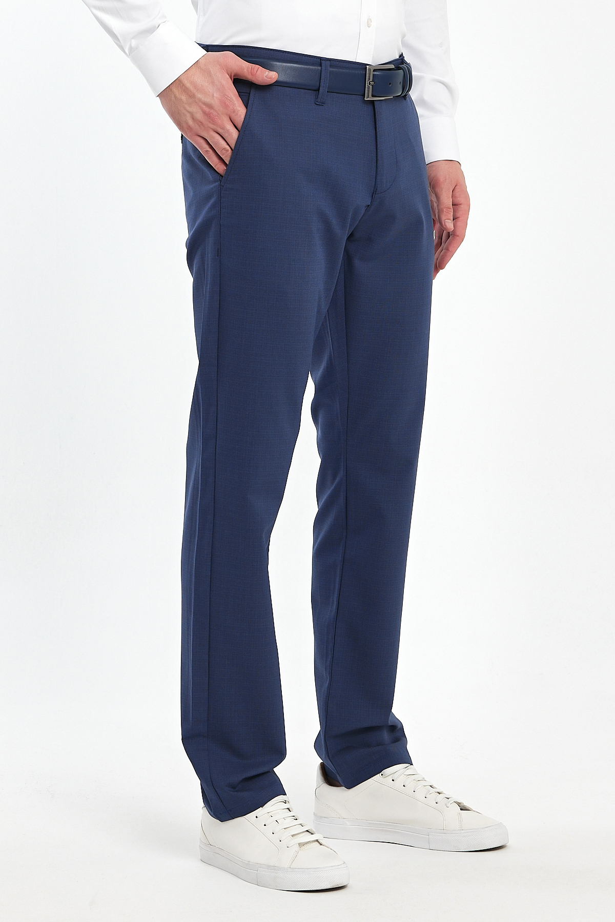Брюки comfort fit Trend Collection 3477 синий (PR 45/7) - Фото 6