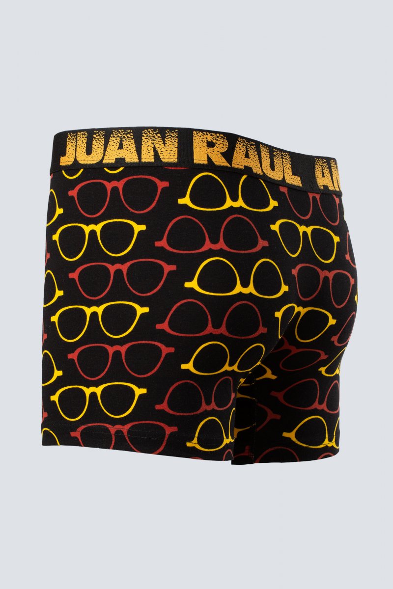 Трусы с принтом JUAN RAUL JR68 черный + очки - Фото 3