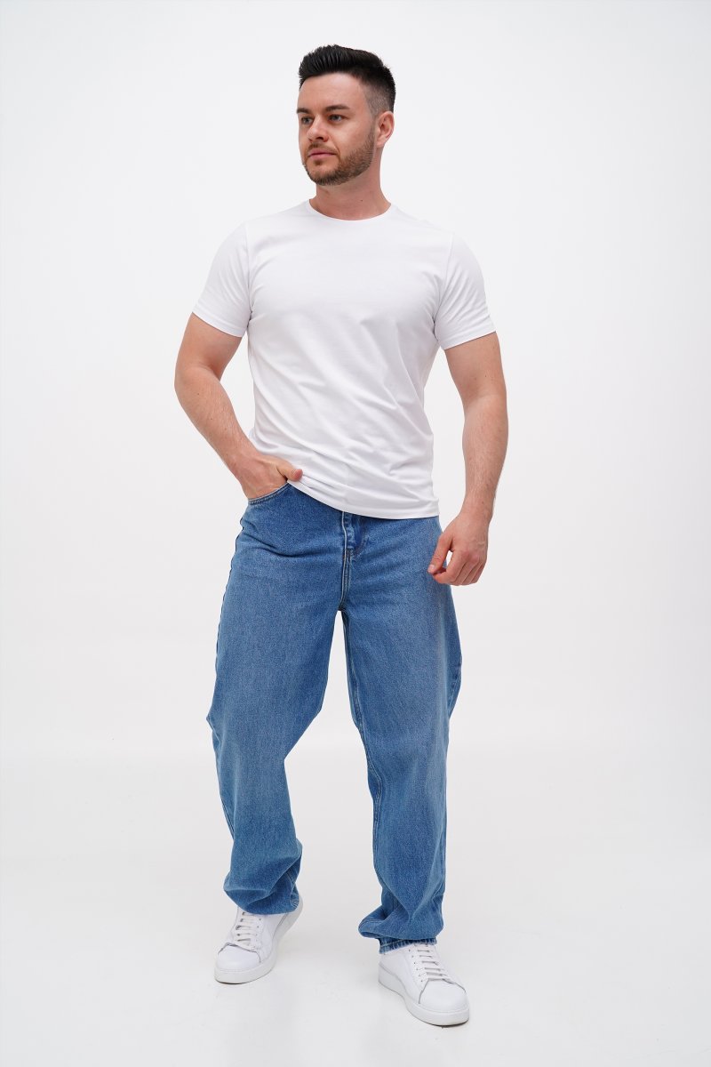 Джинсы Baggy Trend Collection 3005 светло-синий - Фото 2