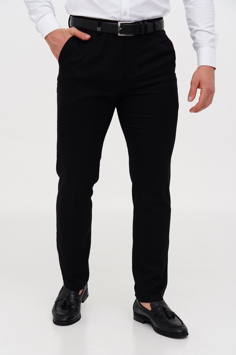 Штани slim fit Trend Collection 1234 Чорний - Фото 2