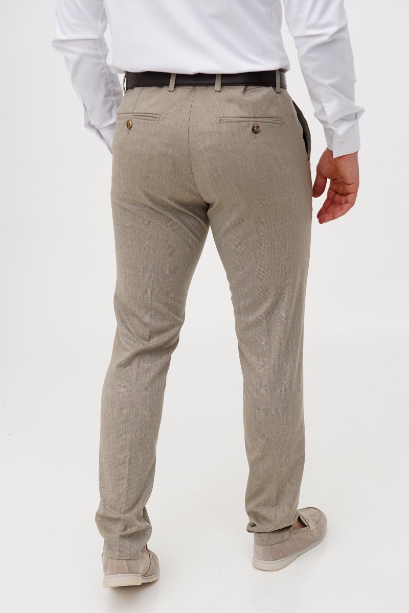 Штаны slim fit Trend Collection 1249 бежевый (colour 2) - Фото 2