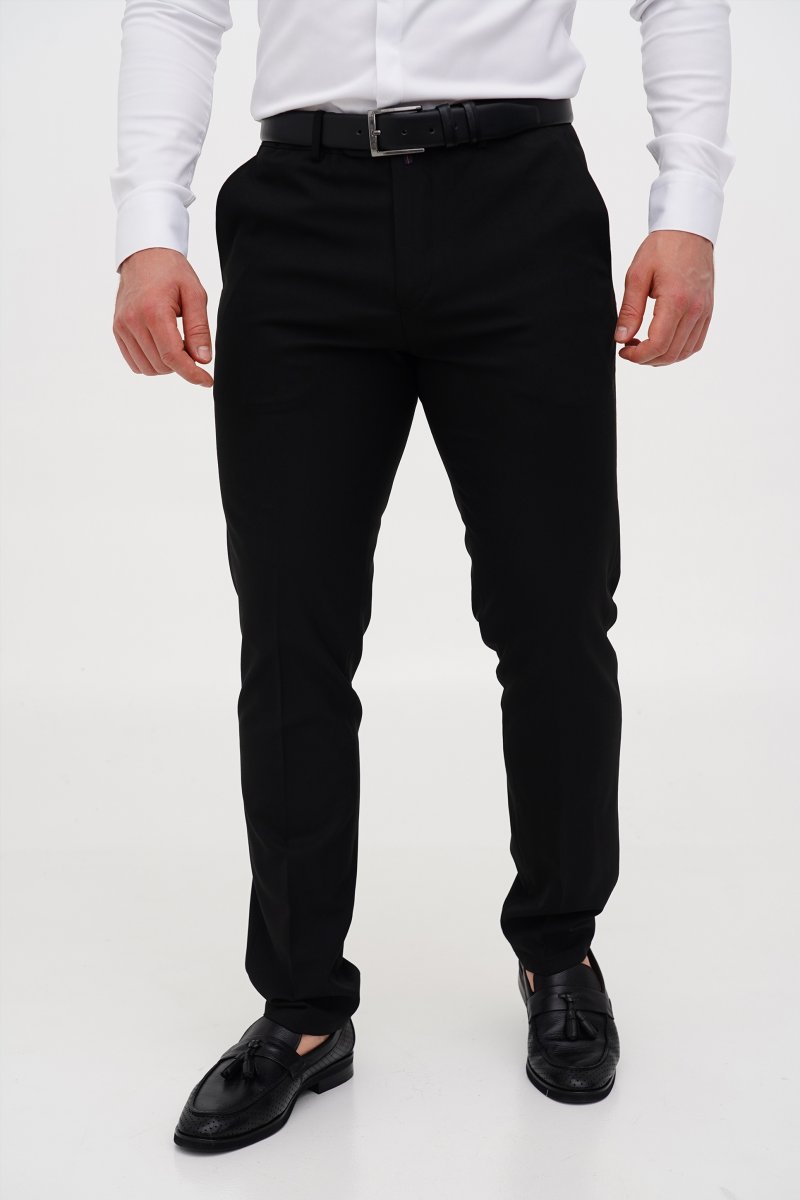 Штаны slim fit Trend Collection 1250 черный (colour black) - Фото 2