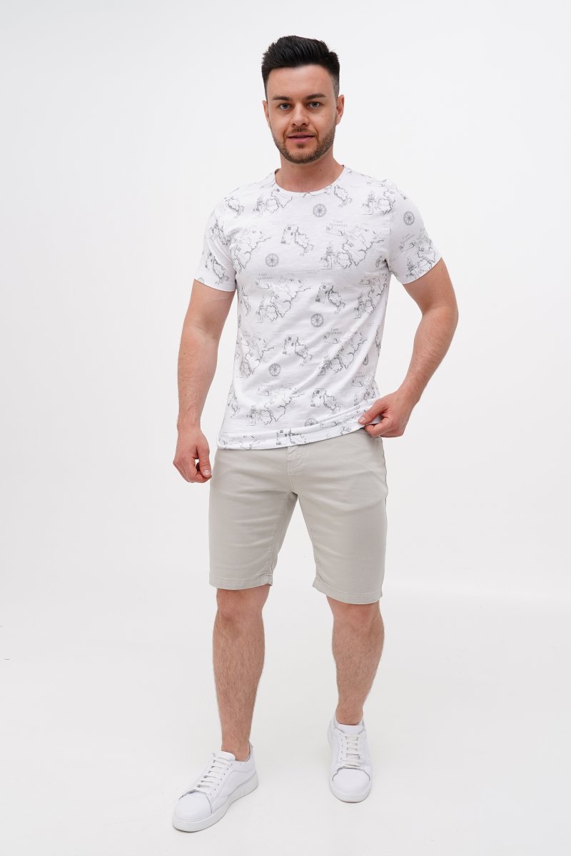Футболка з принтом Trend Collection BAT 35584-1 Білий (BEYAZ) - Фото 3