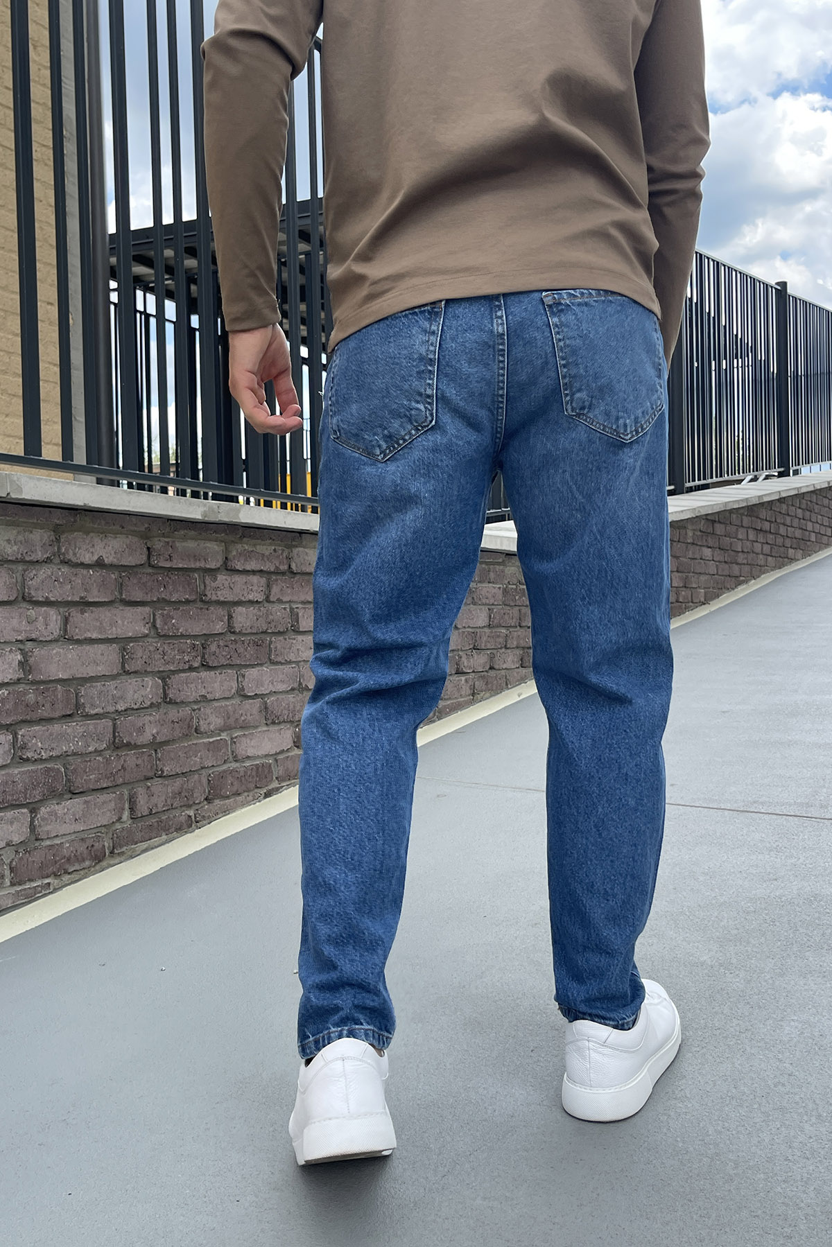 Джинси мом Trend Collection 19287-4 Світло-синій (ACIK MAVI) - Фото 1