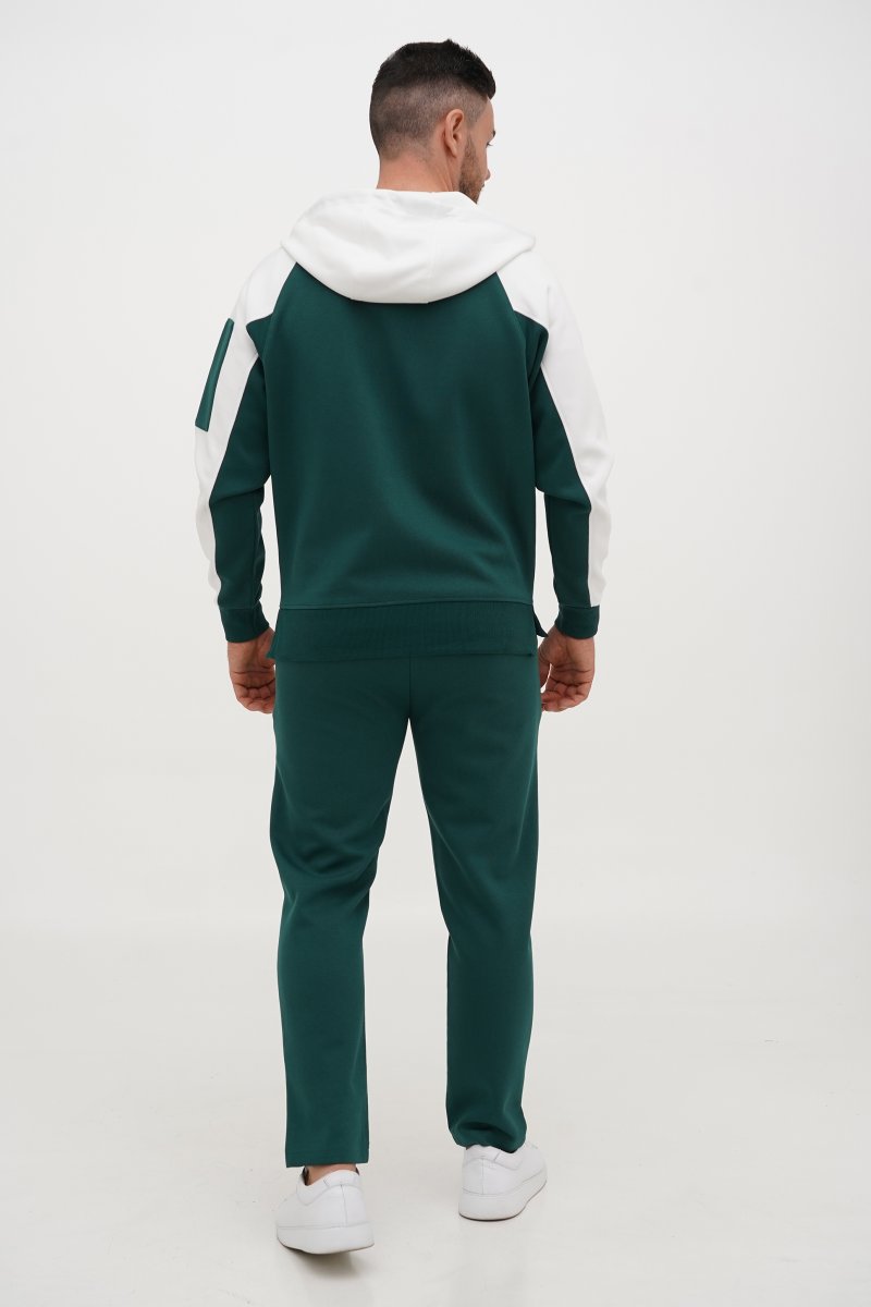 Спорт-костюм Trend Collection 370 зеленый + белый - Фото 5