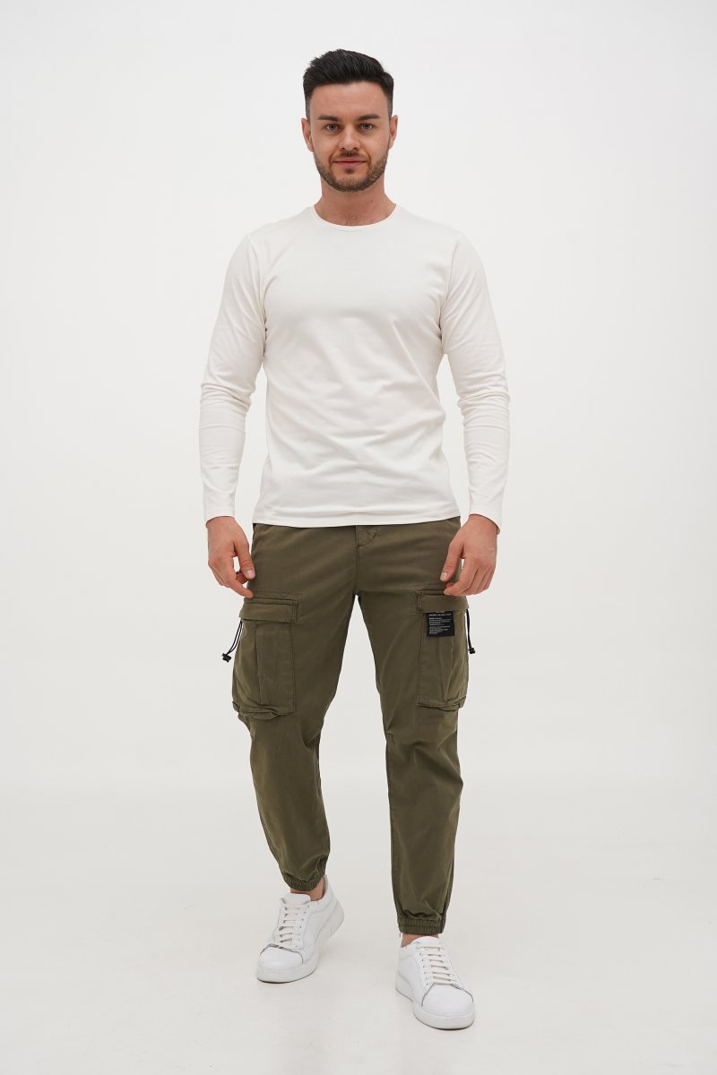 Брюки карго Trend Collection 1802 Темно-зеленый (GREEN) - Фото 