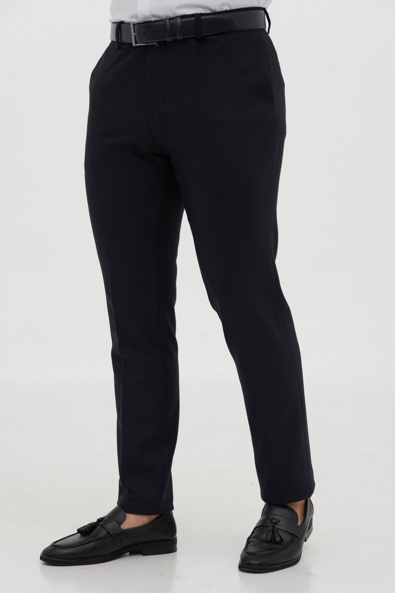 Штани slim fit Trend Collection 1260 Темно-синій - Фото 2