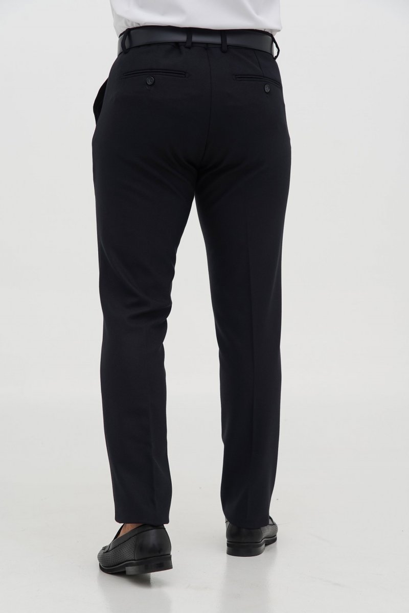 Штани slim fit Trend Collection 1260 Темно-синій - Фото 4
