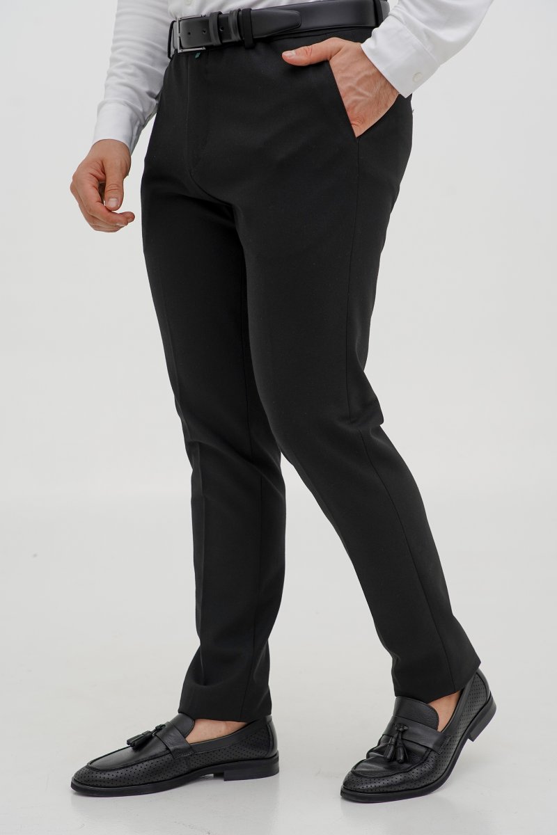 Штани slim fit Trend Collection 1261 Чорний - Фото 4