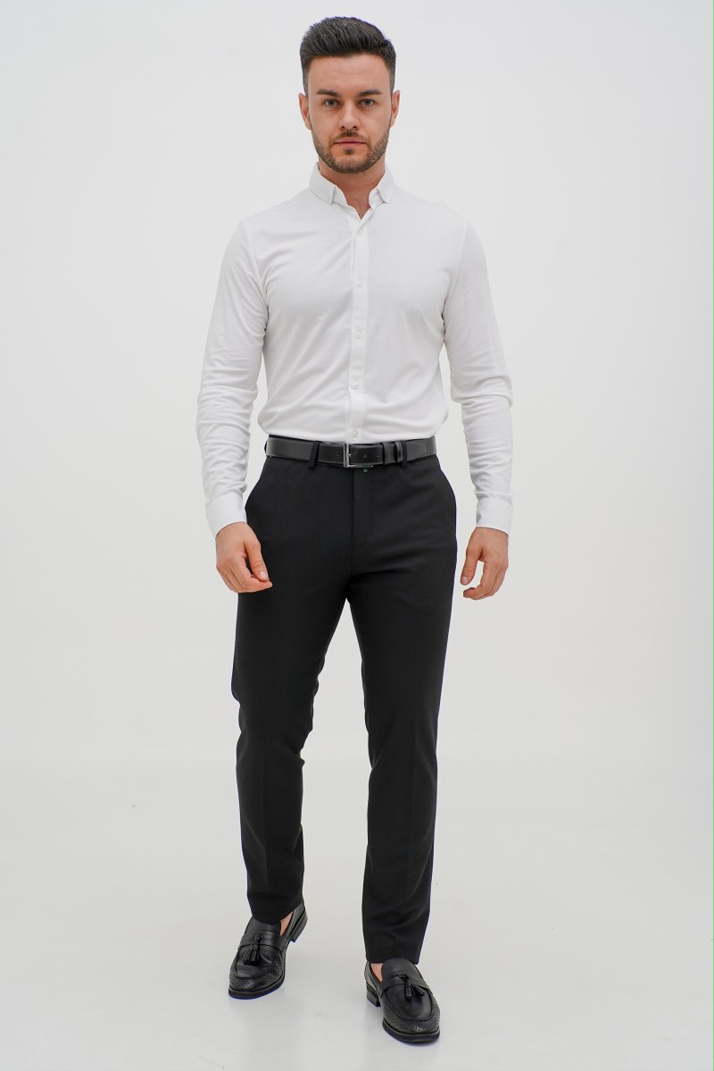 Штани slim fit Trend Collection 1261 Чорний - Фото 