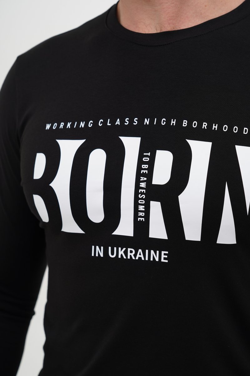 Лонгслив с принтом Trend Collection 33033 черный (SIYAH) - Фото 4