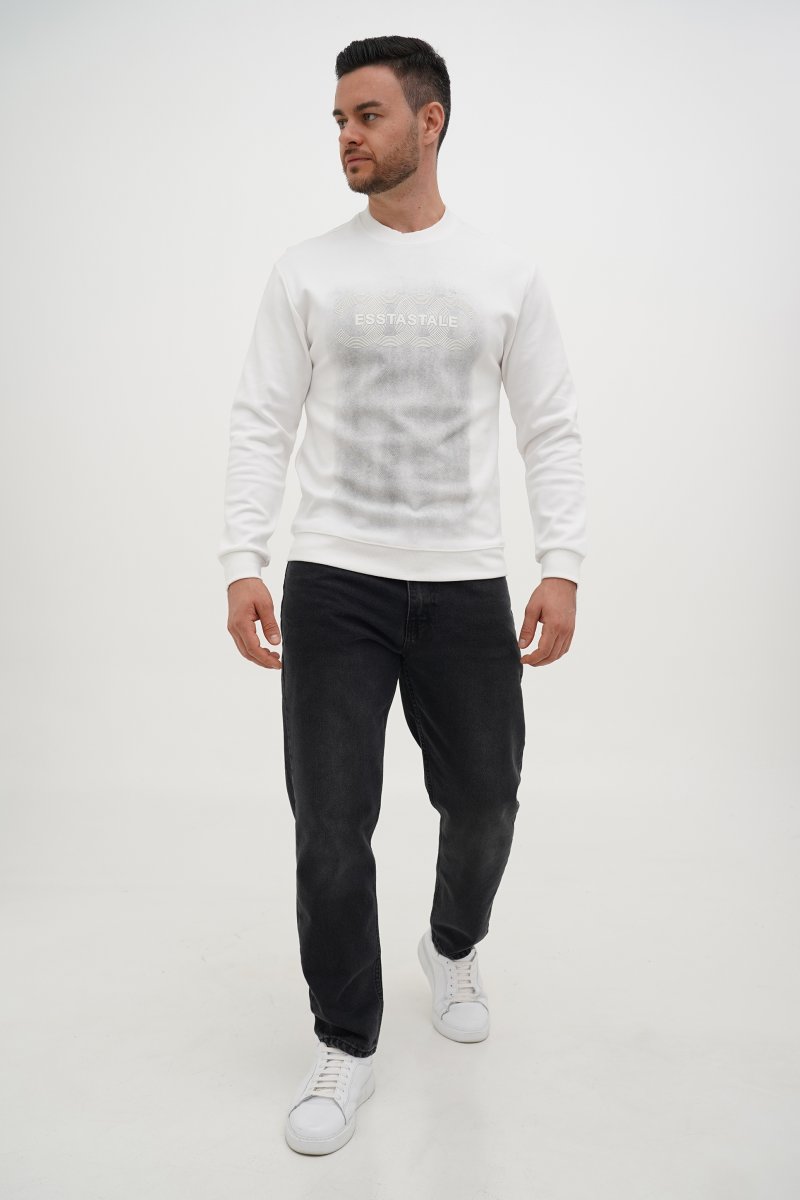Свитшот с принтом Trend Collection 2832 Белый (WHITE) - Фото 