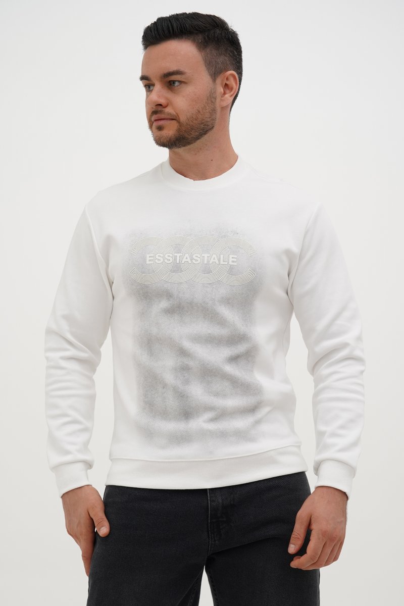 Свитшот с принтом Trend Collection 2832 Белый (WHITE) - Фото 1