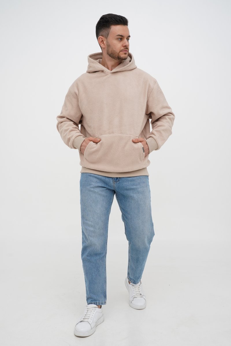 Худі фліс Trend Collection 7093 Бежевий (BEJ) - Фото 6