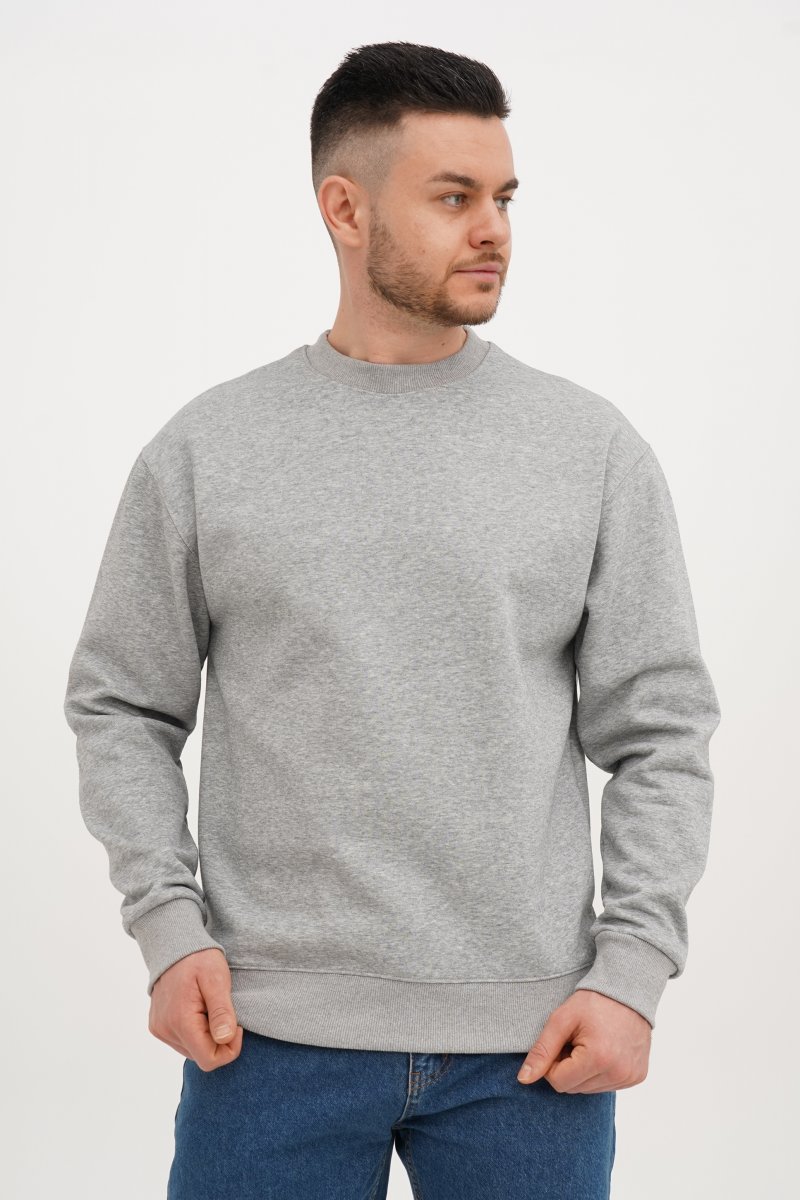 Свитшот флис Trend Collection 535 светло-серый (L.GREY) - Фото 6