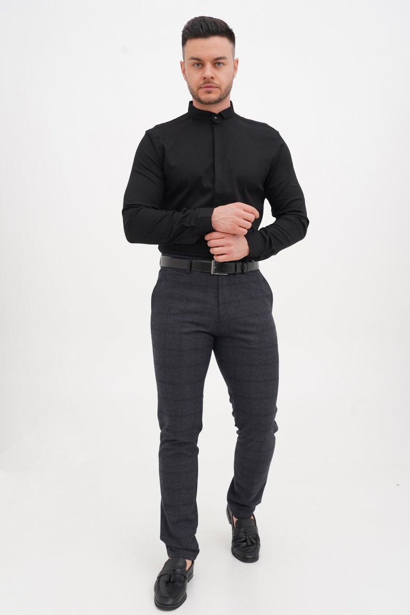 Рубашка Trend Collection 10766-4 Черный (V06) - Фото 