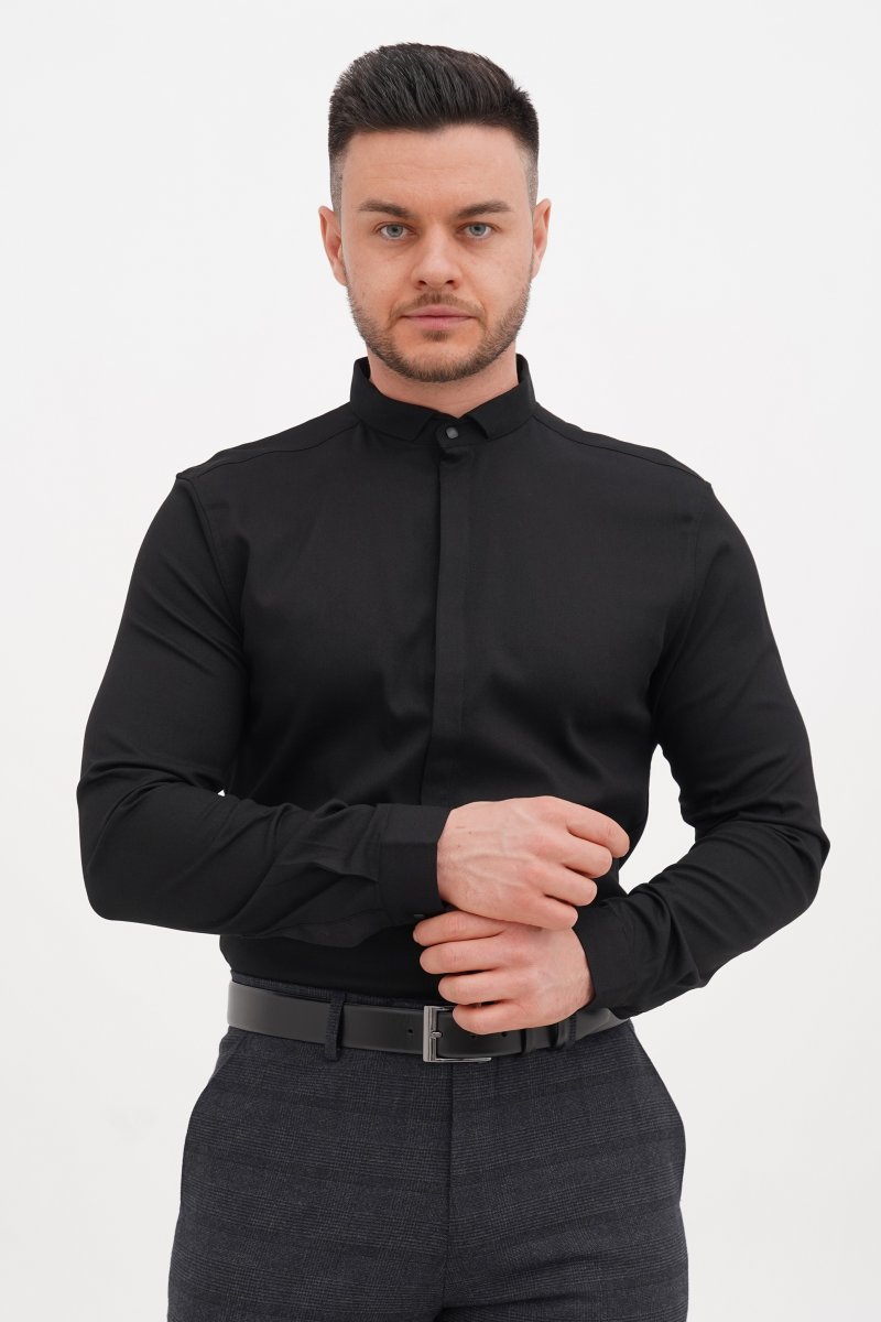 Рубашка Trend Collection 10766-4 Черный (V06) - Фото 3