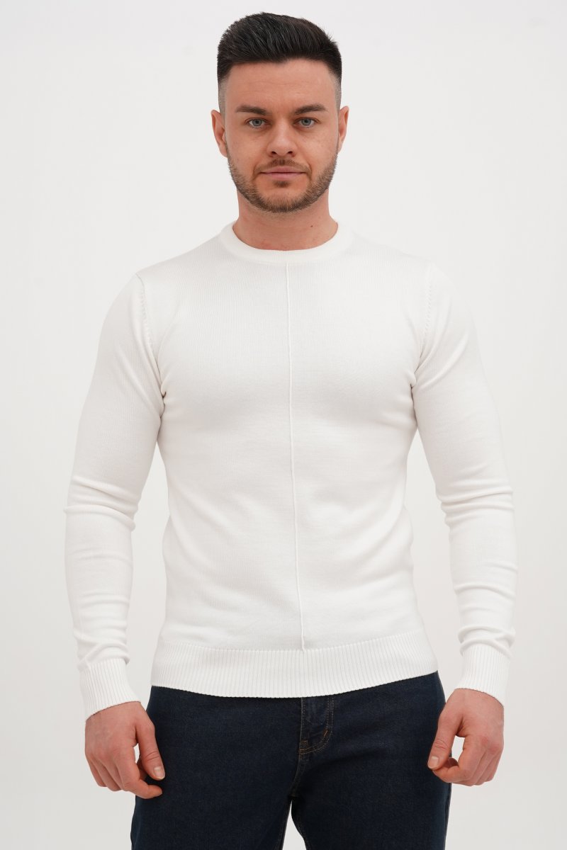 Свитер casual Trend Collection 4212 Белый (WHITE) - Фото 1