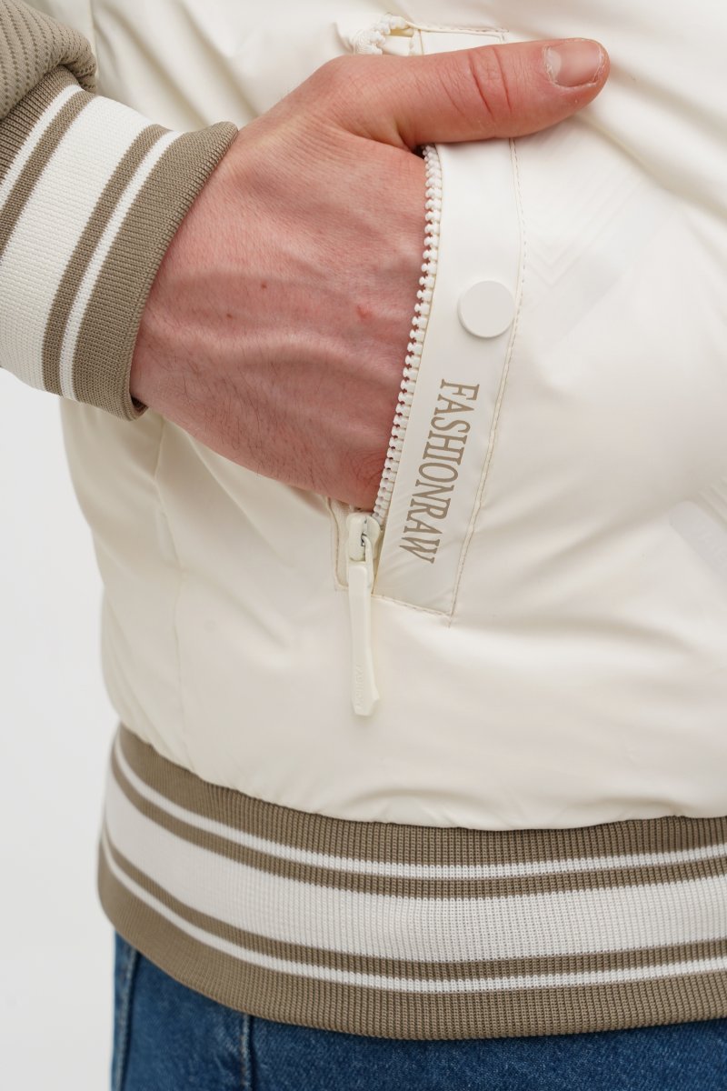 Бомбер М. С. Trend Collection 7757-1 Белый (WHITE) - Фото 3