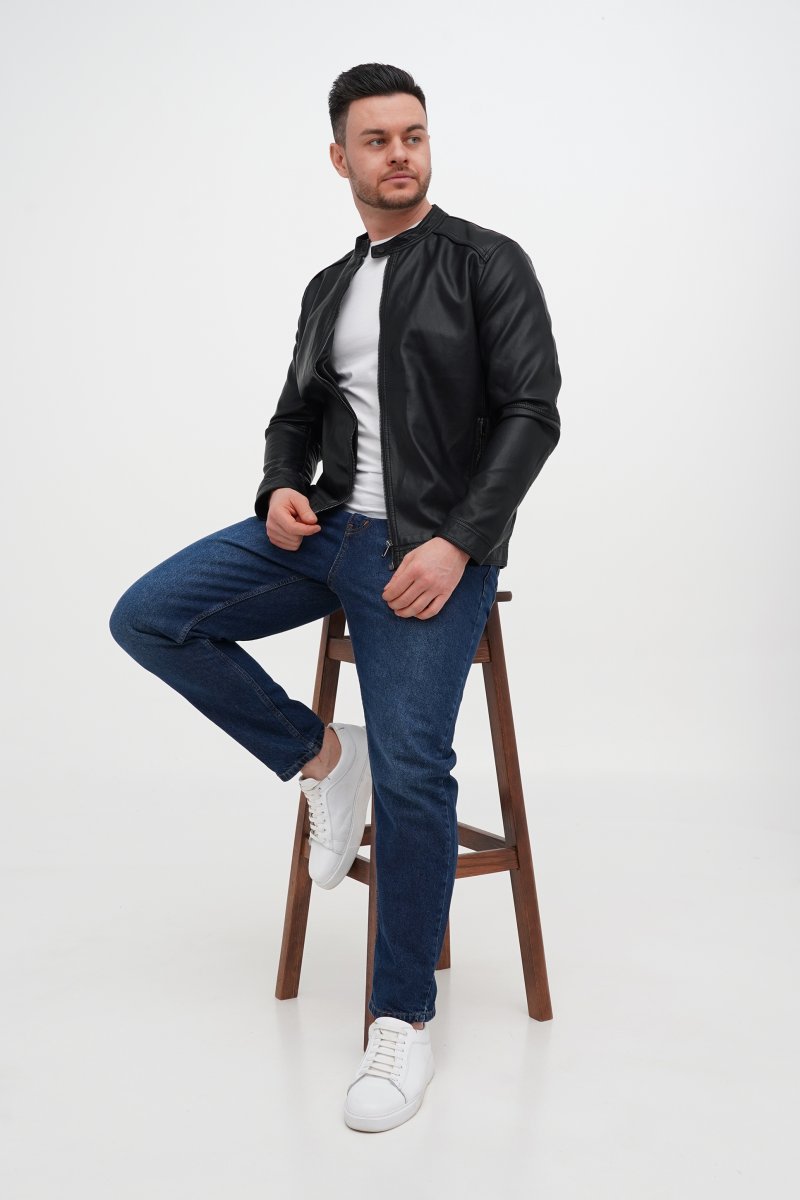 Куртка из экокожи Trend Collection 640319 черный - Фото 