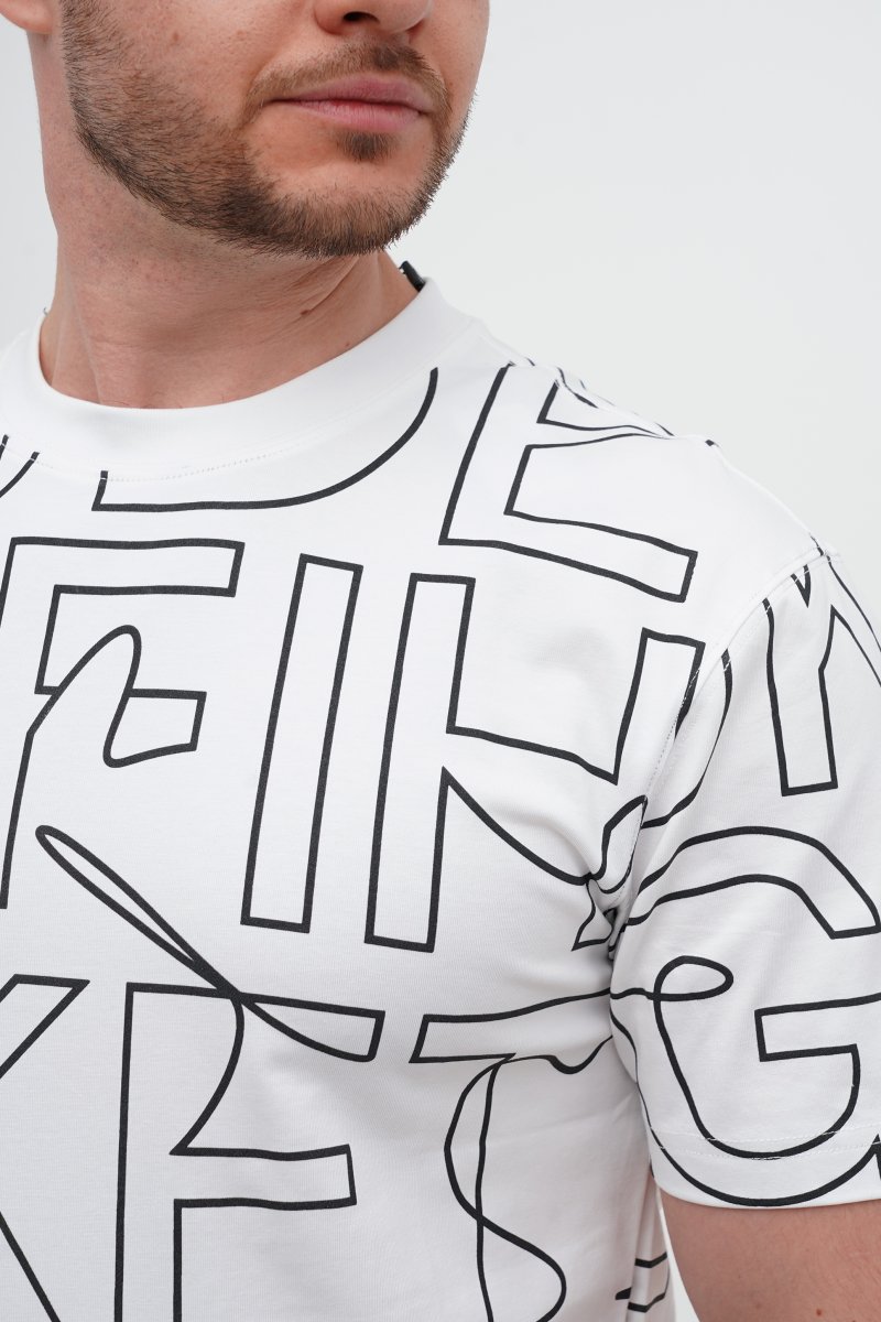 Футболка с принтом Trend Collection 8063 Белый - Фото 2