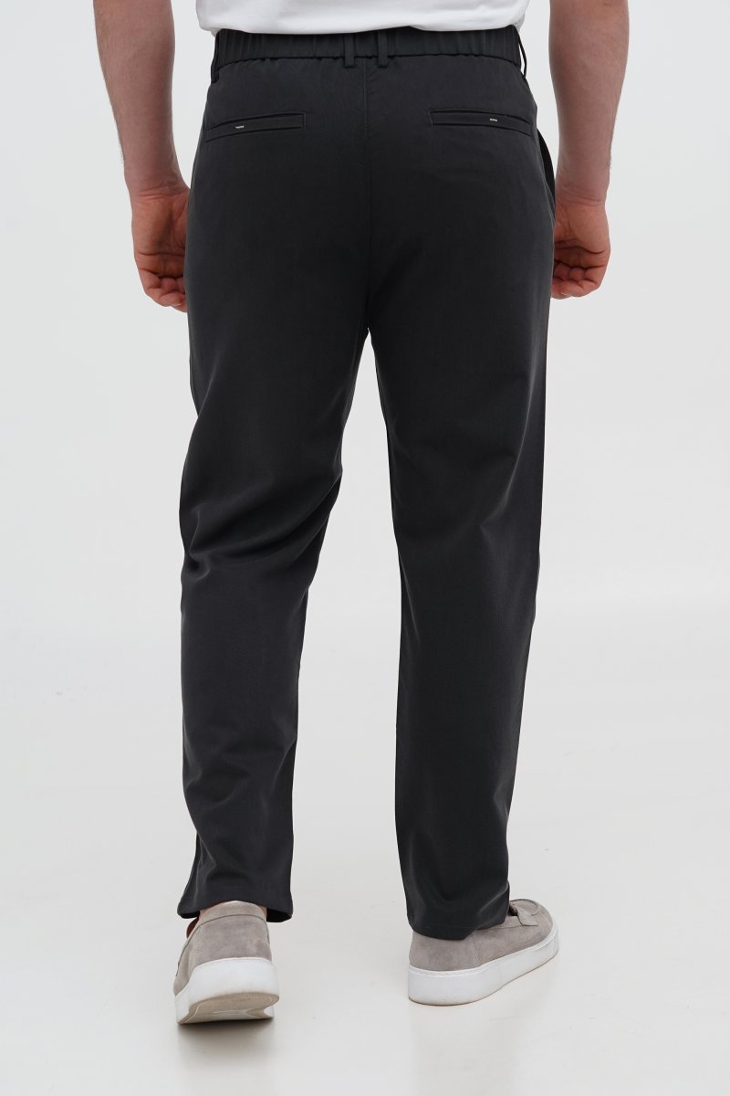 Штани slim fit Trend Collection 370 Темно-сірий - Фото 2
