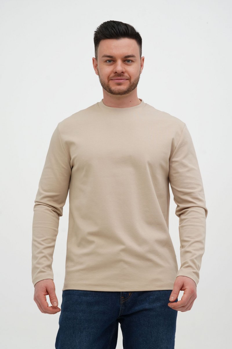 Лонгслів Trend Collection 386-1 Бежевий (№19 aprikot ) - Фото 1
