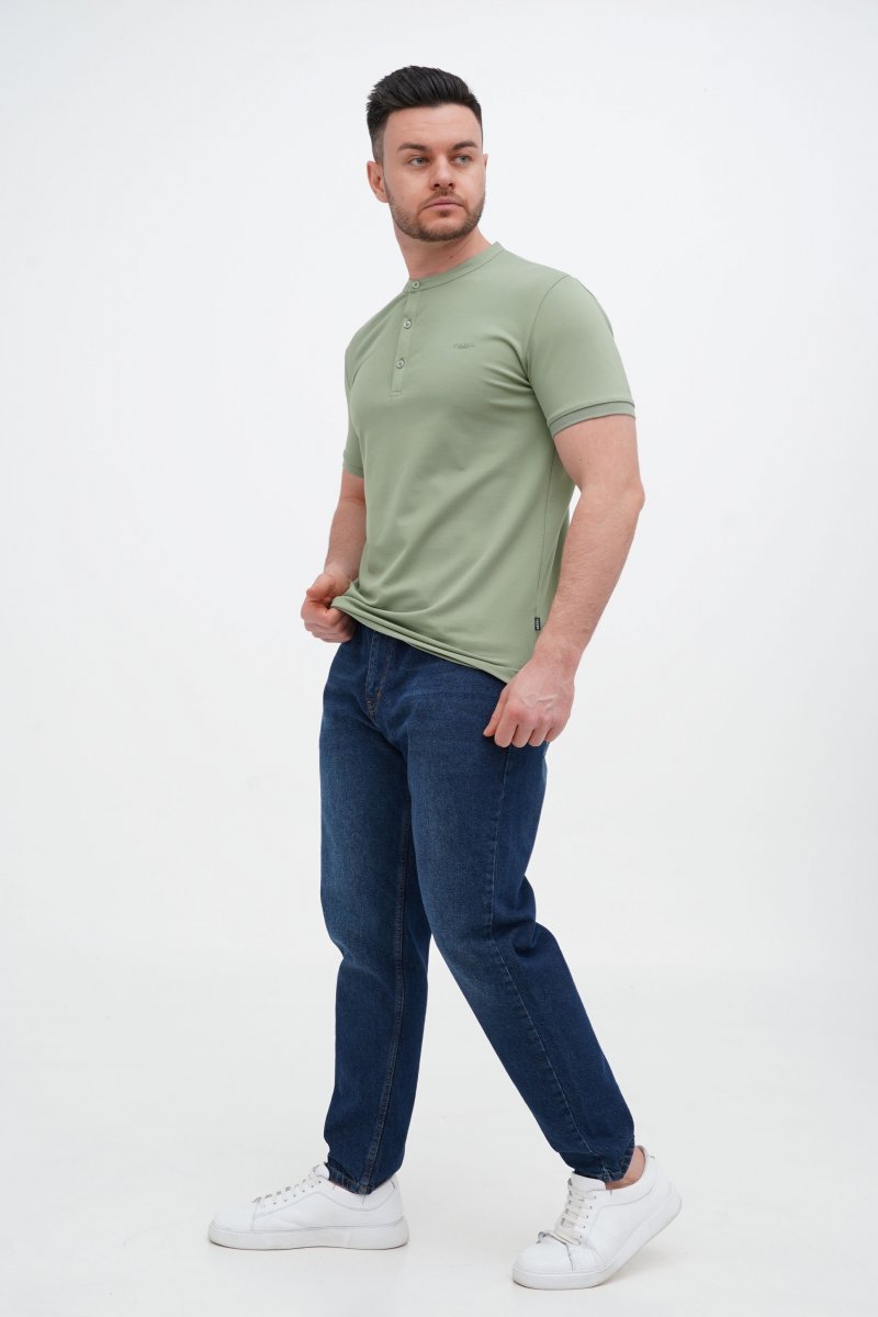 Футболка стійка Trend Collection 618 Світло-оливковий (L.GREEN) - Фото 3