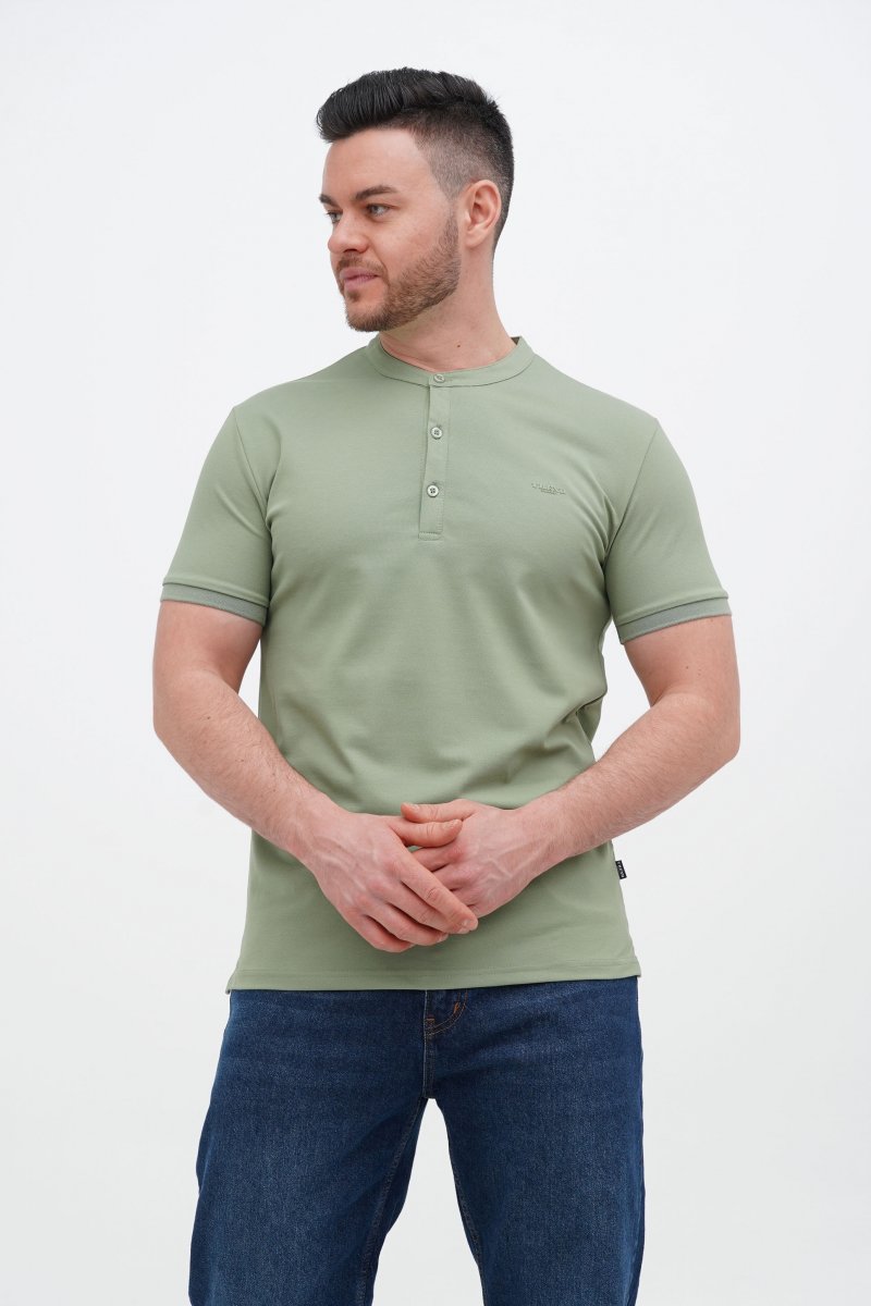 Футболка стійка Trend Collection 618 Світло-оливковий (L.GREEN) - Фото 5