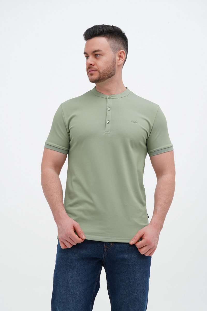 Футболка стійка Trend Collection 618 Світло-оливковий (L.GREEN) - Фото 7