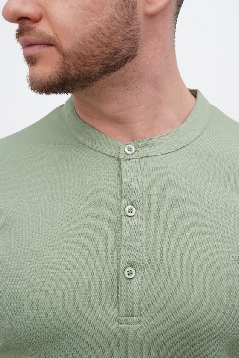 Футболка стійка Trend Collection 618 Світло-оливковий (L.GREEN) - Фото 10