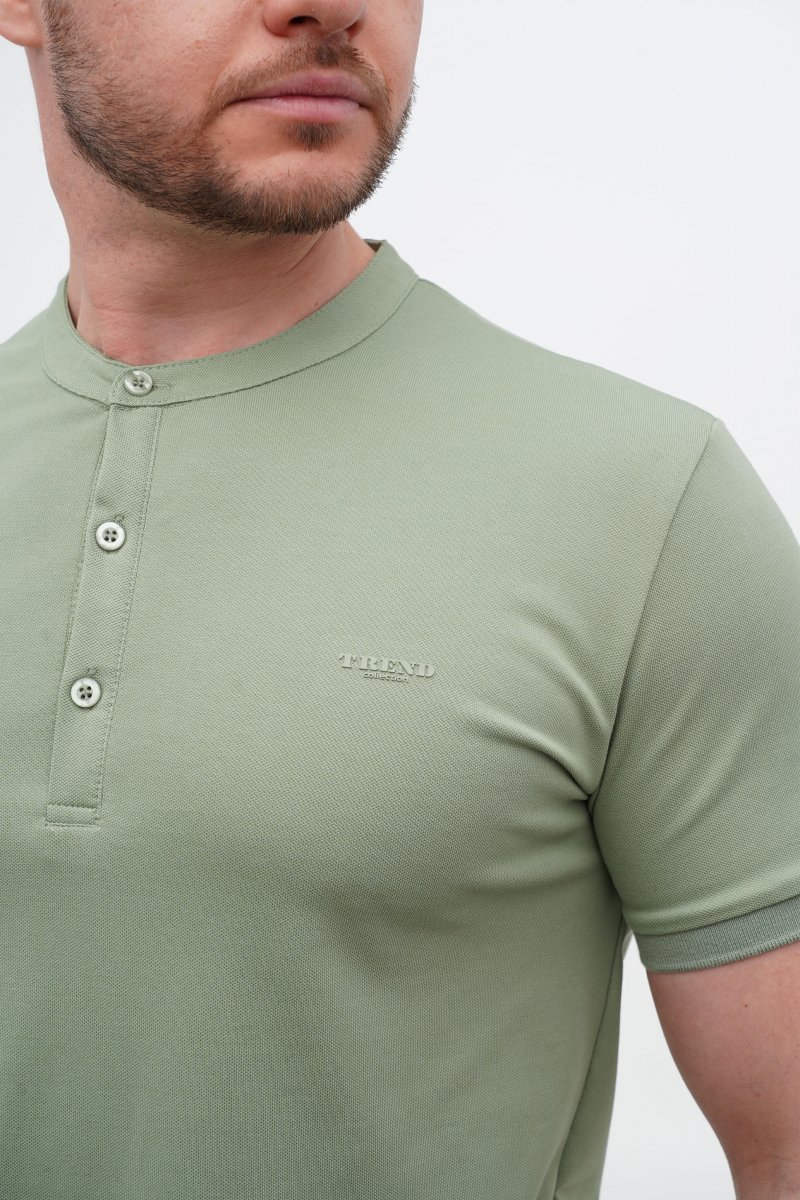 Футболка стійка Trend Collection 618 Світло-оливковий (L.GREEN) - Фото 11