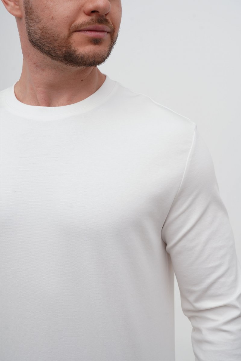 Лонгслів Trend Collection 386-1 Білий (№2 white ) - Фото 7