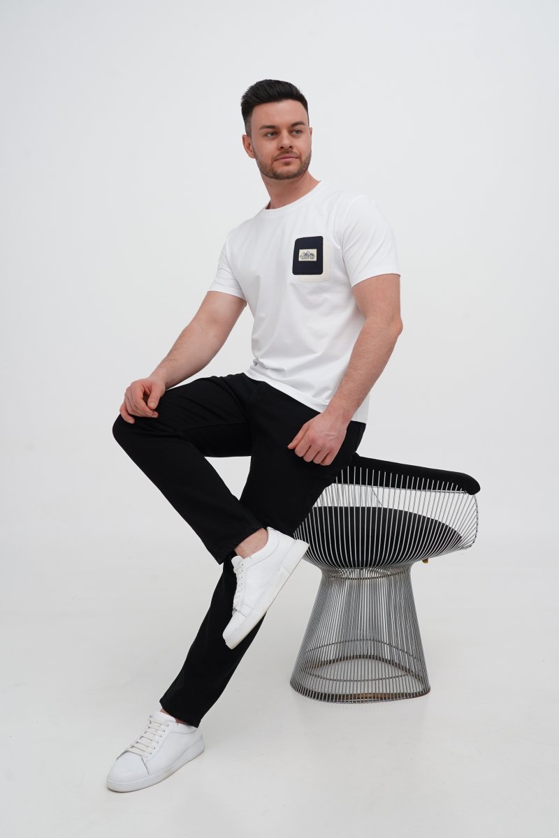 Футболка с принтом Trend Collection 3603 Белый (WHITE) - Фото 7