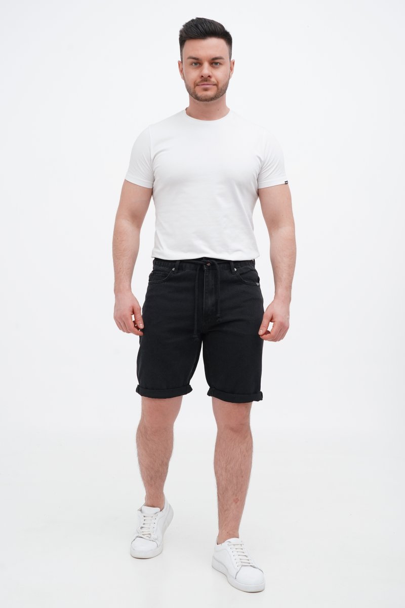 Шорти джинс Trend Collection 806 Чорний (BLACK) - Фото 