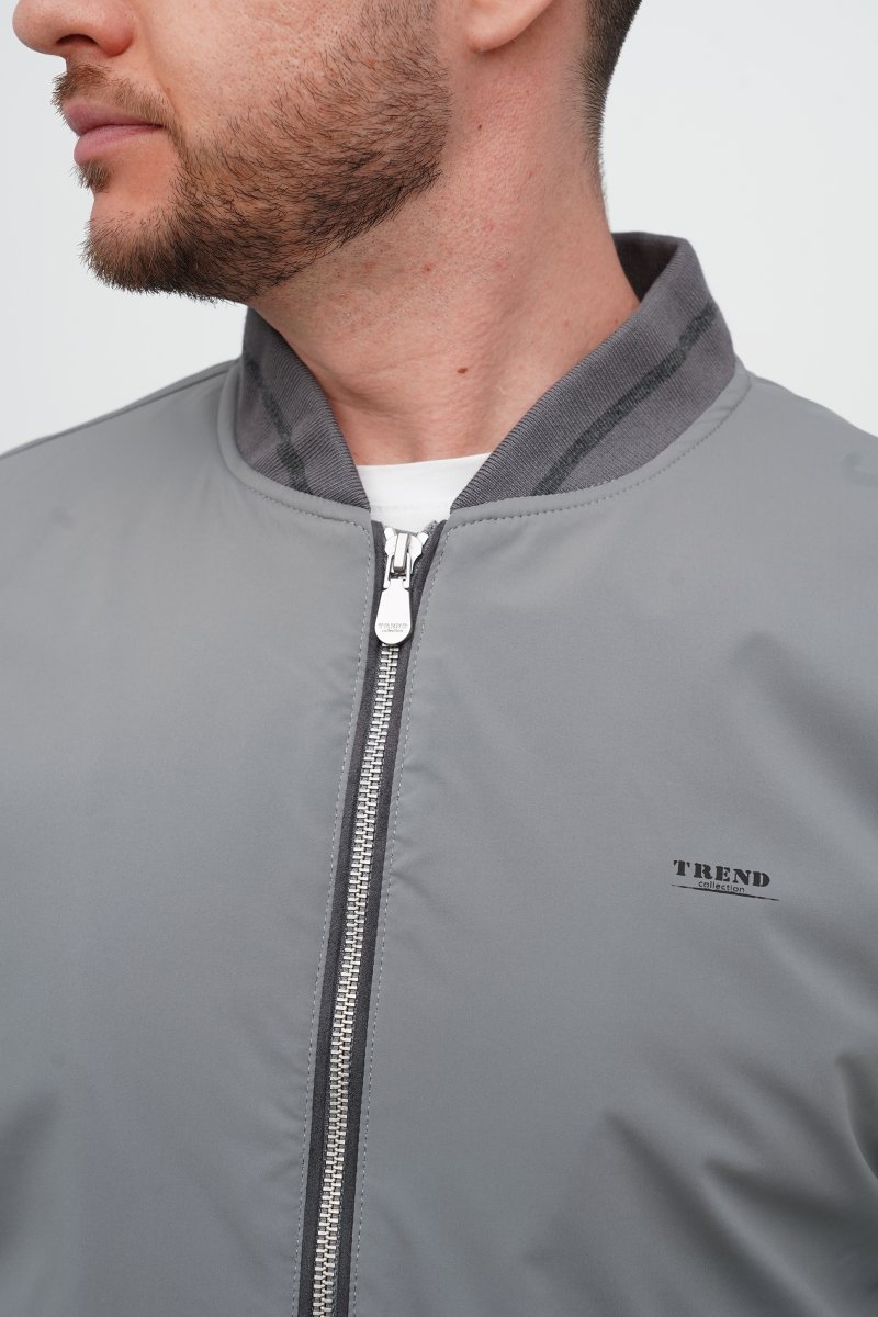 Бомбер Trend Collection 25-25 Сірий (GREY) - Фото 4
