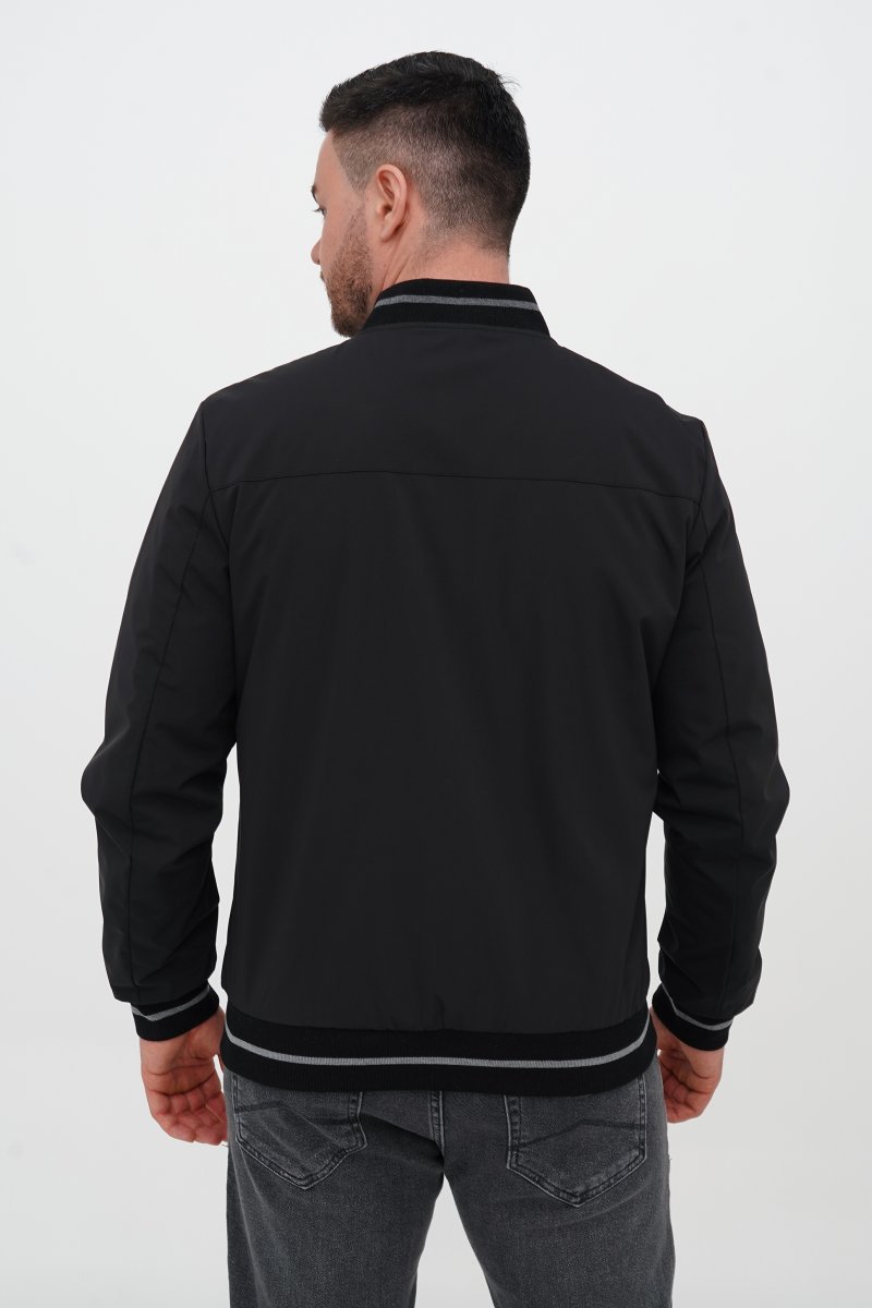 Бомбер Trend Collection 25-25 черный (BLACK) - Фото 4