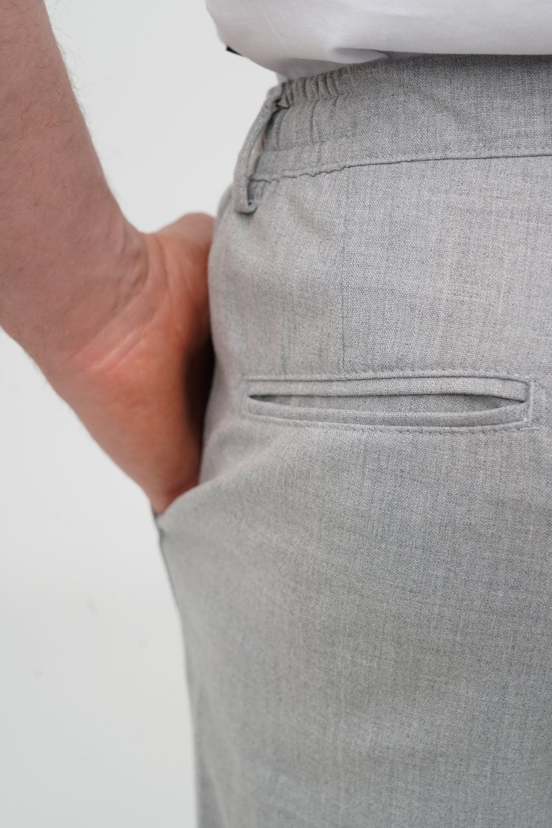 Брюки slim fit Trend Collection 4010 серый (GREY) - Фото 7