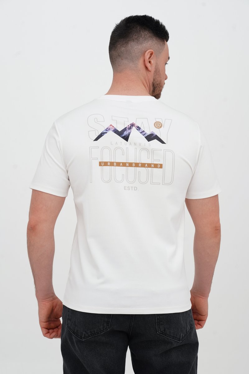 Футболка з принтом Trend Collection 62809 Білий (WHITE) - Фото 4