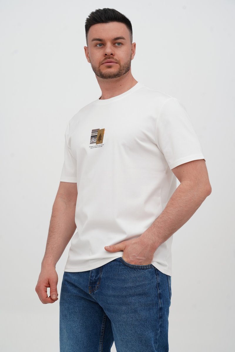 Футболка с принтом Trend Collection 62807 Белый (WHITE) - Фото 3