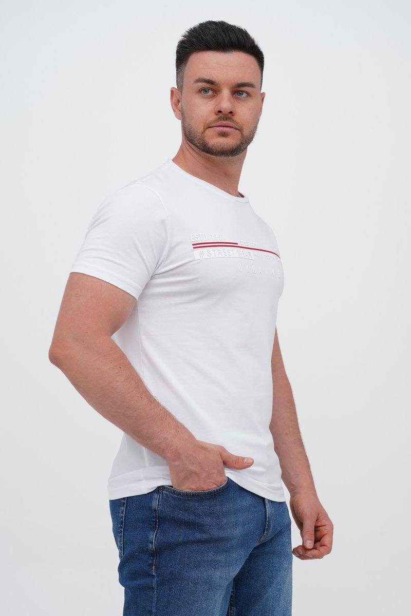 Футболка с принтом Trend Collection 39164 Белый (BEYAZ) - Фото 1