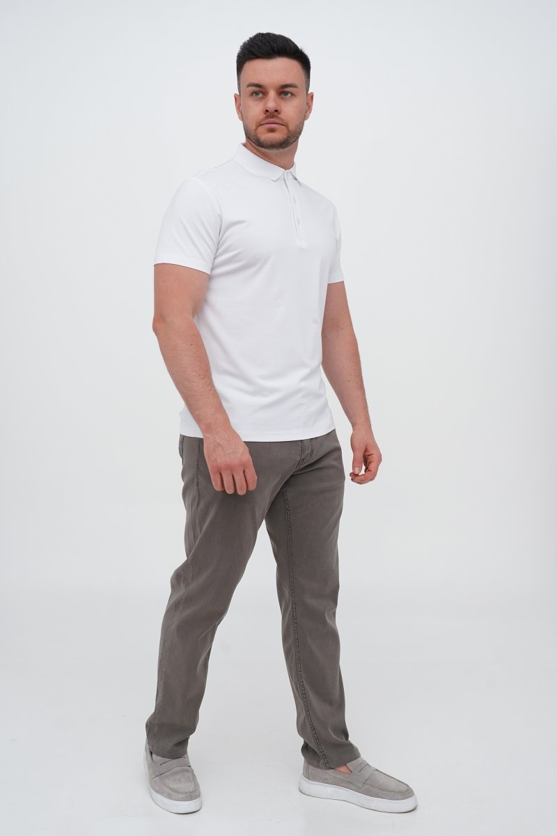 Джинси comfort fit Trend Collection 5734 Темно-бежевий (K.VIZON) - Фото 