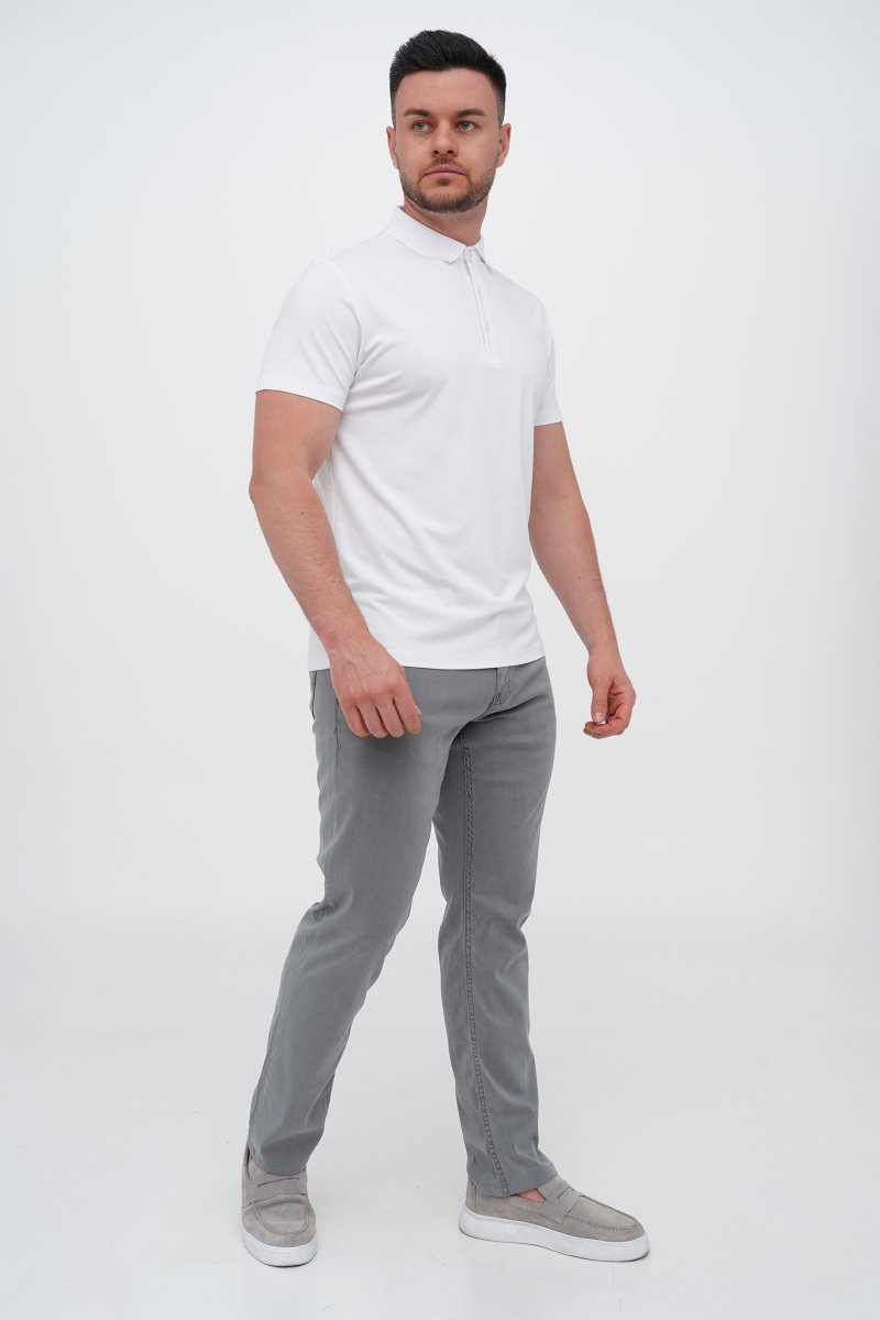 Джинсы comfort fit Trend Collection 5734 хаки (G.HAKI) - Фото 