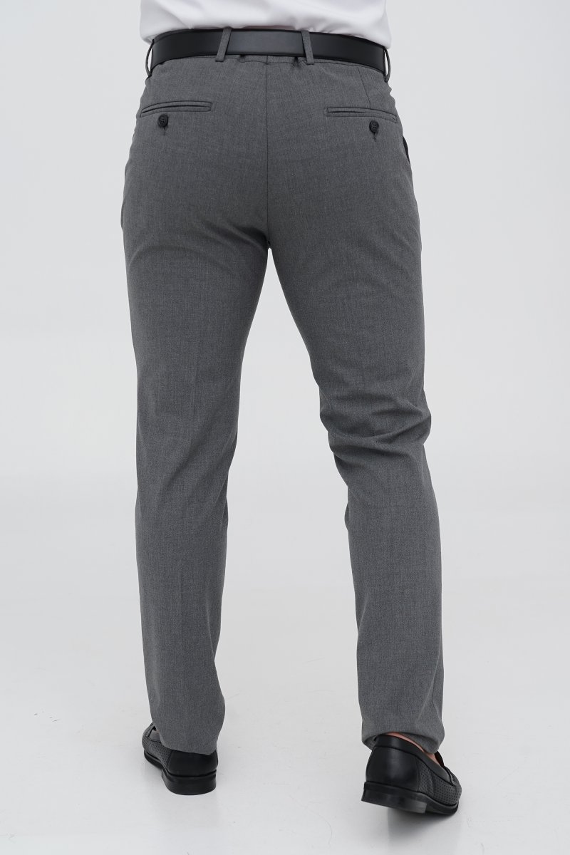 Брюки slim fit Trend Collection 1265 серый (сolor 4) - Фото 5