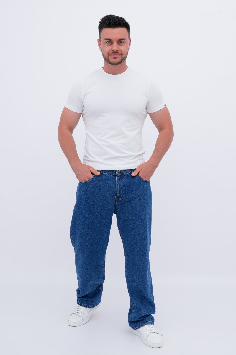 Джинси baggy Trend Collection 19302 Синій (MAVI) - Фото 