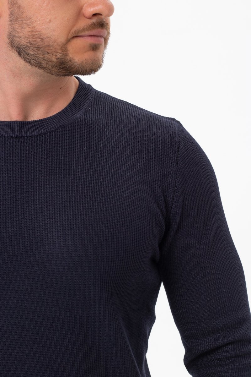 Свитер Trend Collection 7526 Темно-синий (NAVY) - Фото 2
