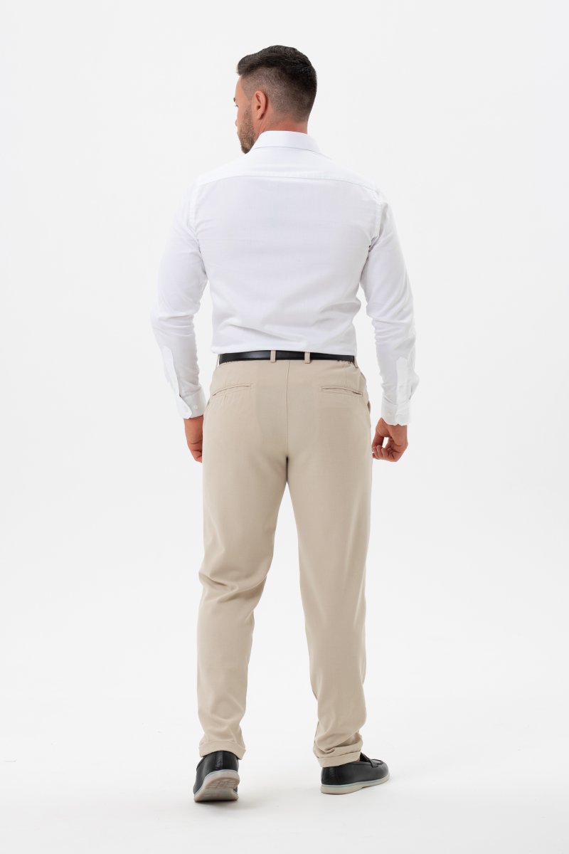 Штани slim fit Trend Collection 4010 Світло-бежевий (TAS) - Фото 4