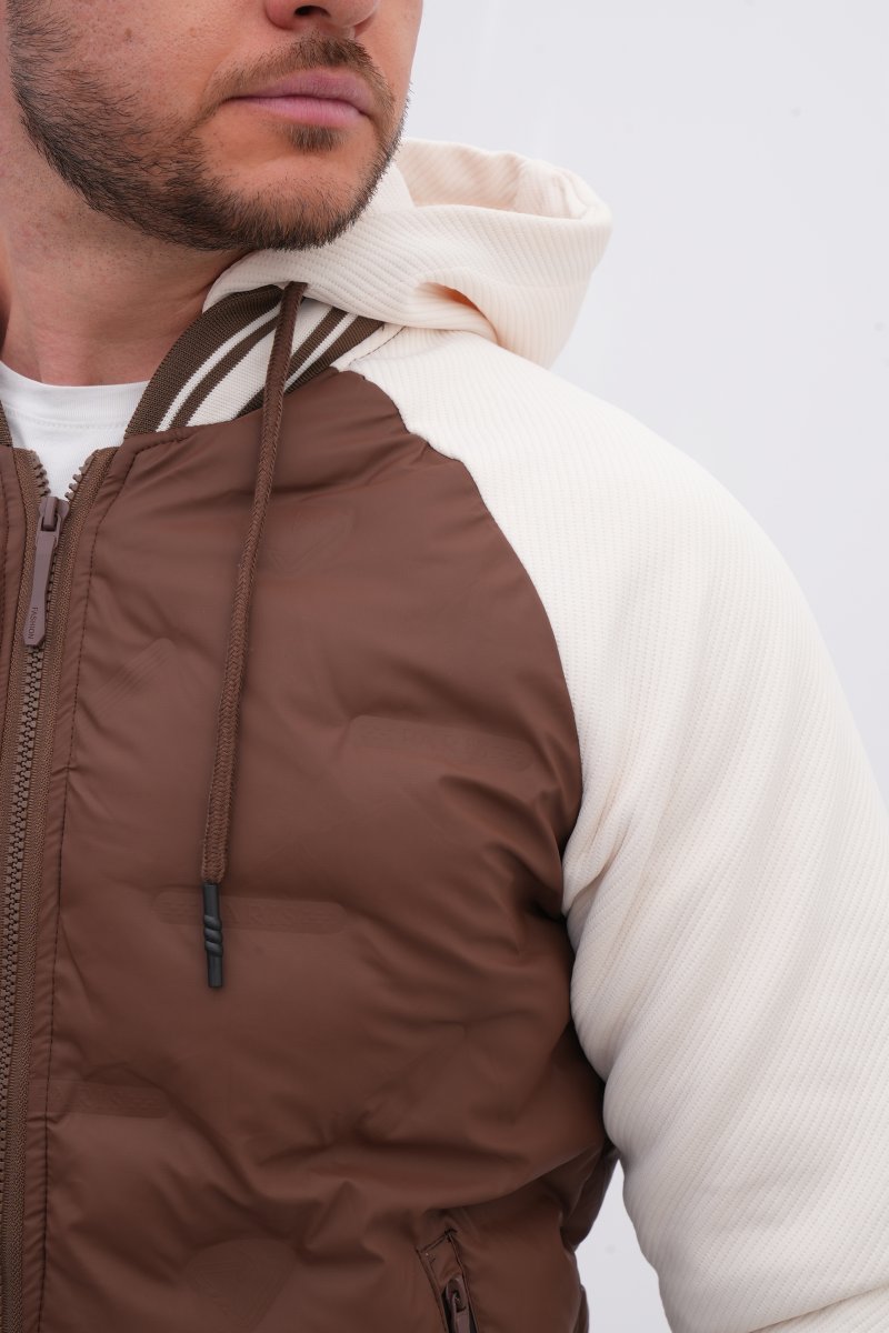 Бомбер м.с. Trend Collection 7756 Корич+белый (BROWN) - Фото 4