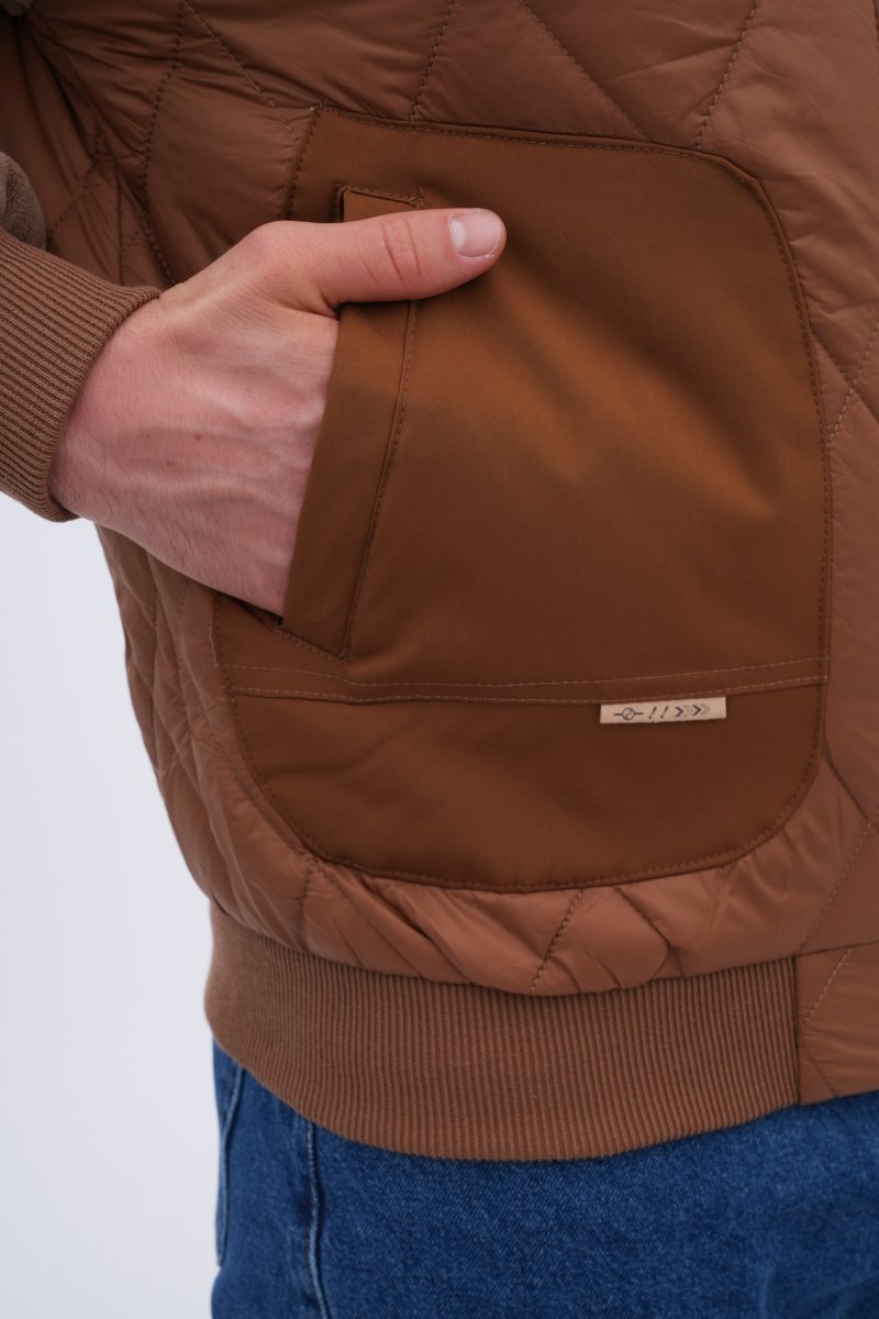 Бомбер м.с. Trend Collection 8777 Коричневий (BROWN) - Фото 3