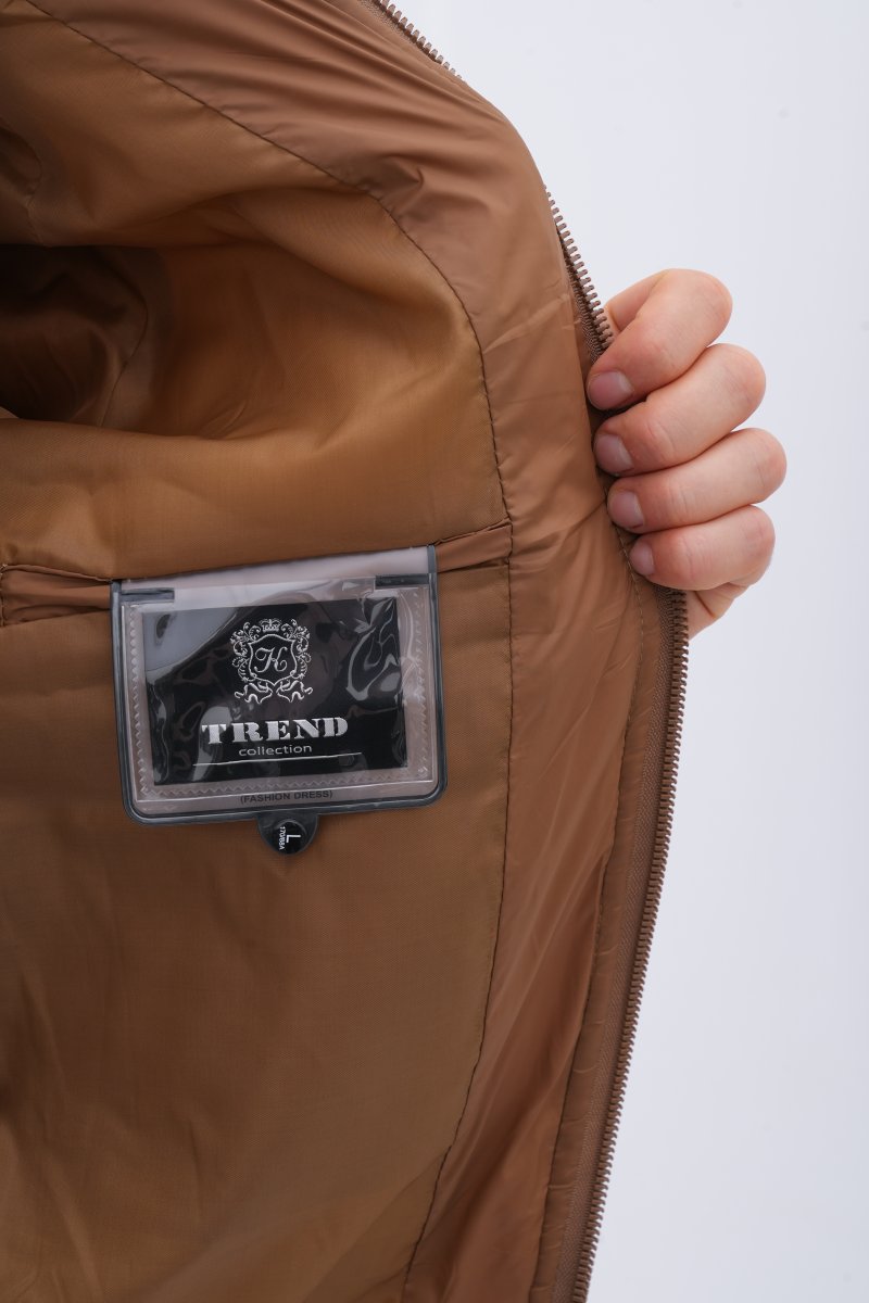 Бомбер м.с. Trend Collection 8777 Коричневий (BROWN) - Фото 5